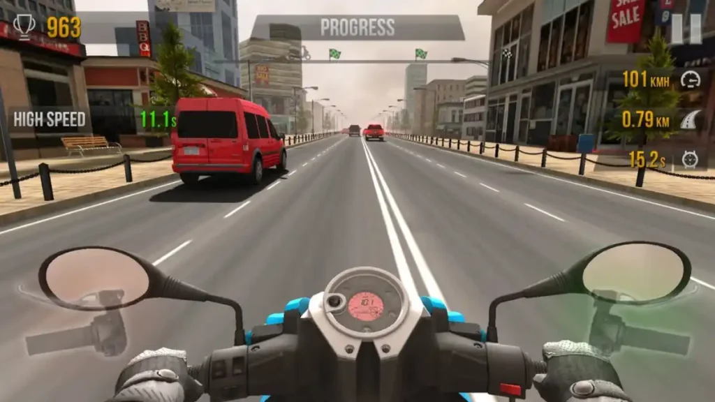 Melhores jogos para celular grátis Traffic Rider