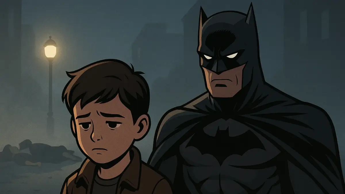 Quantos anos o Batman tinha quando seus pais foram mortos?